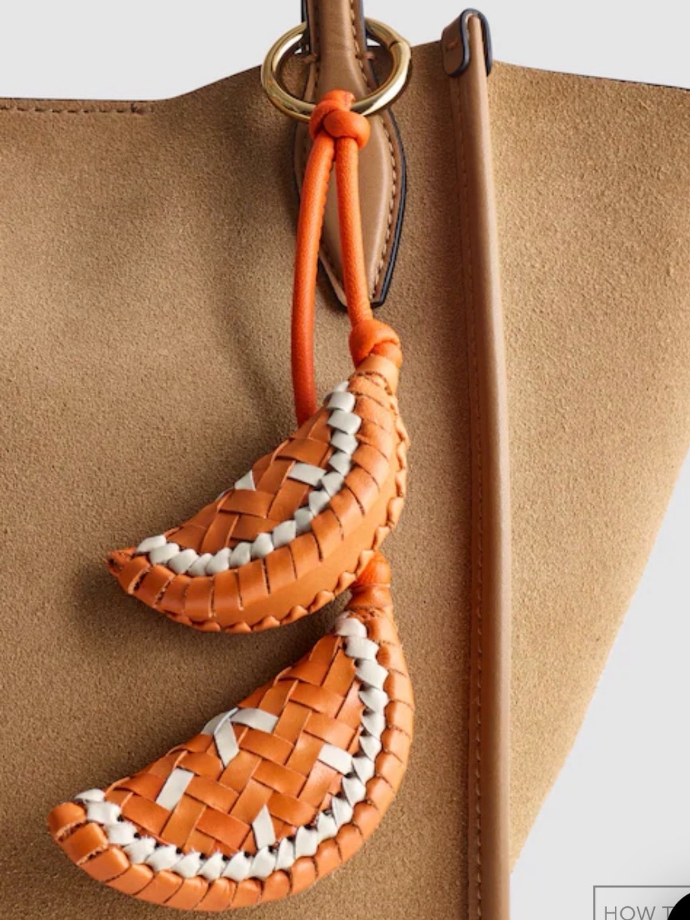 NWT Madewell Orange Citrus Bag Charm - Picture 2 of 3
